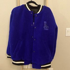 LA Dodgers Official MLB Teddy Bomber Jacket